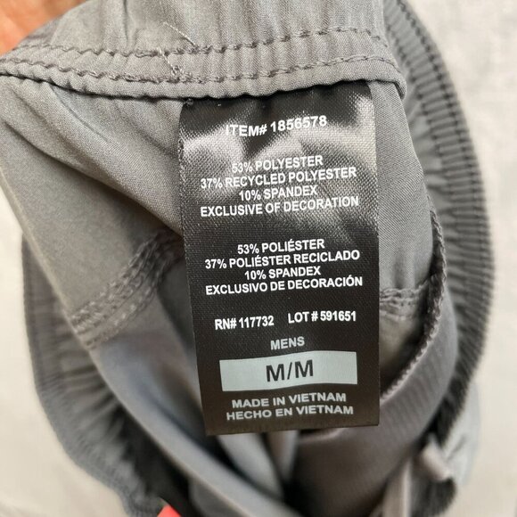 NEW Soybu Men's M Woven Jogger Pants Gray  4-Way Stretch Water - Picture 5 of 8